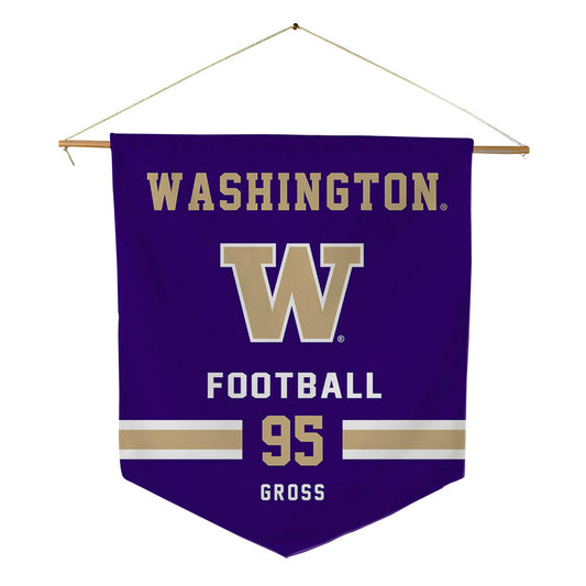Washington - NCAA Football : Grady Gross - Pennant - 18" x 21"-0