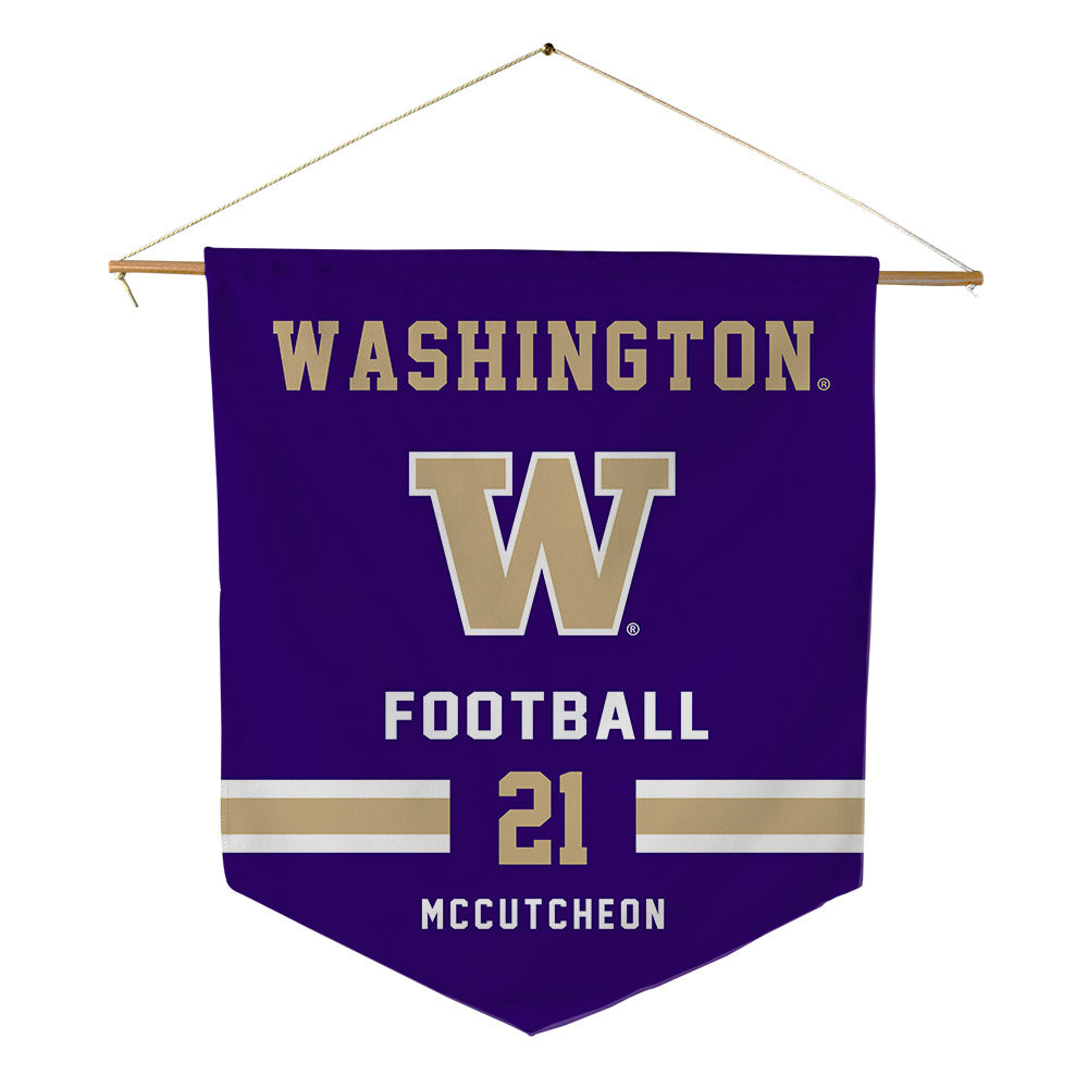 Washington - NCAA Football : Dyson McCutcheon - Pennant - 18" x 21"-0