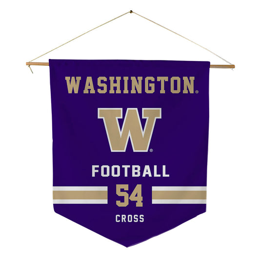Washington - NCAA Football : Parker Cross - Pennant - 18" x 21"-0