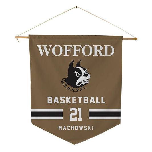 Wofford - NCAA Men's Basketball : Nils Machowski - Pennant - 18" x 21"-0