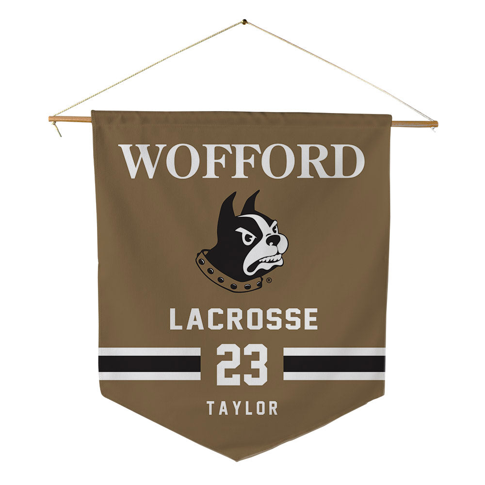 Wofford - NCAA Women's Lacrosse : Hannah Taylor - Pennant - 18" x 21"-0