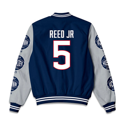 UConn - NCAA Men's Basketball : Tarris Reed Jr - Bomber Jacket-1