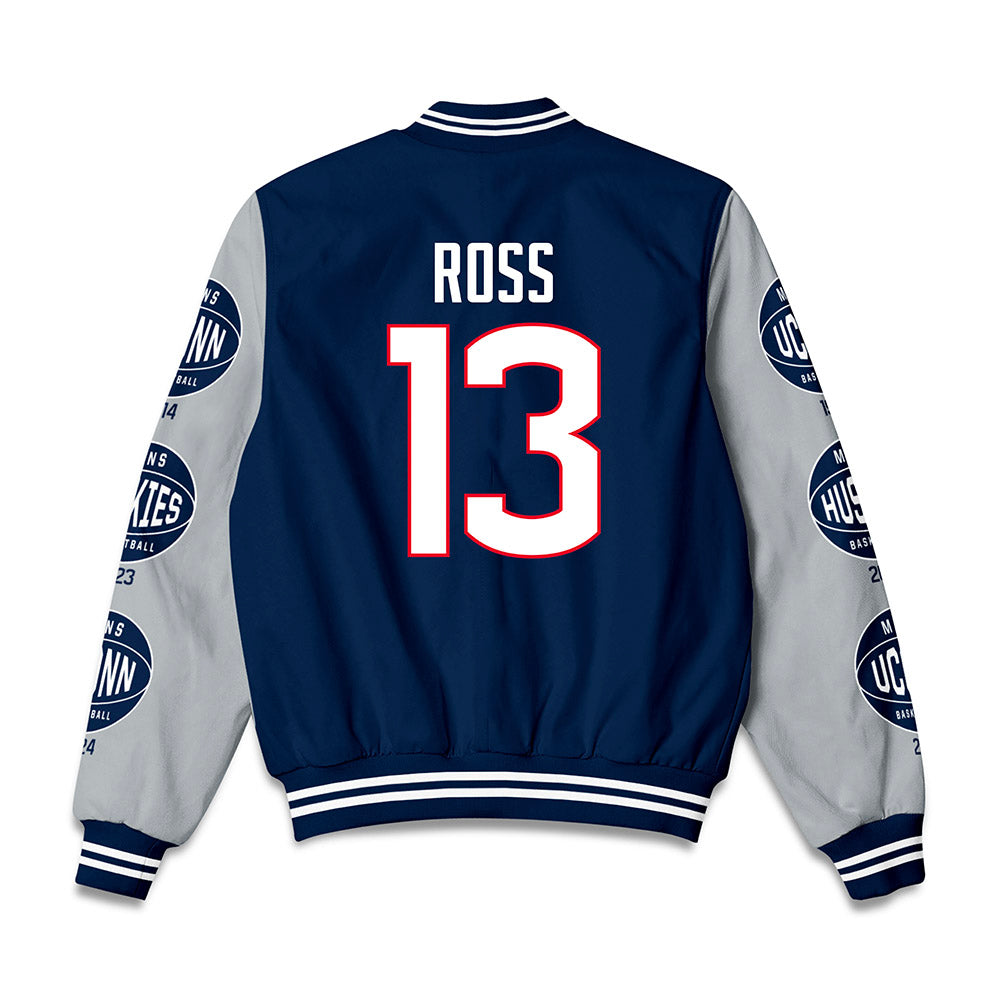 UConn - NCAA Men's Basketball : Jacob ROSS - Bomber Jacket-1