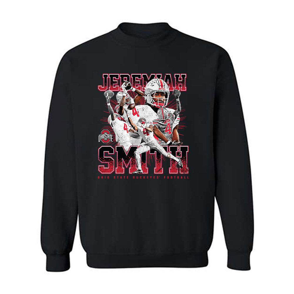 Ohio State - NCAA Football : Jeremiah Smith - Crewneck Sweatshirt-0