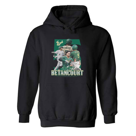 USF - NCAA Baseball : Rafael Betancourt - Player Collage Hooded Sweatshirt-0