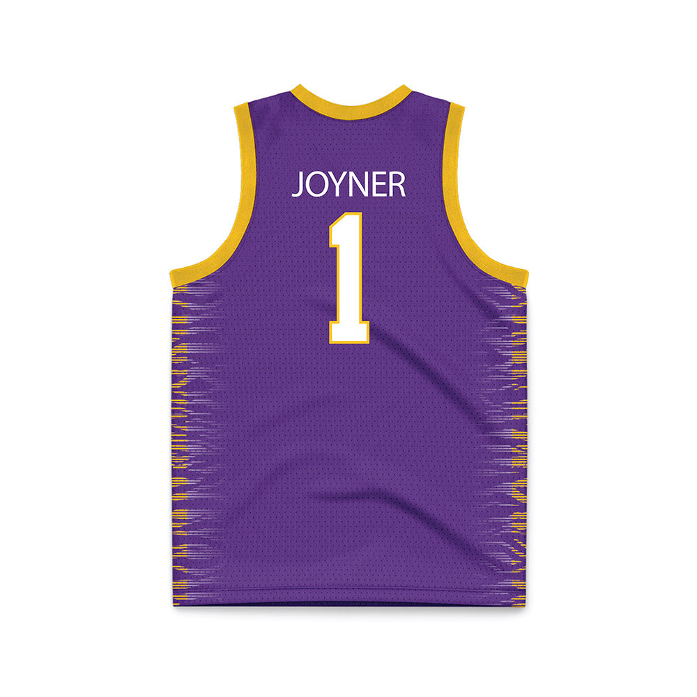 LSU - NCAA Women's Basketball : Amiya Joyner - Purple Basketball Jersey-1