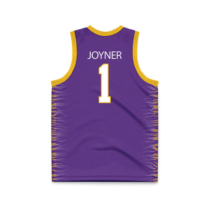 LSU - NCAA Women's Basketball : Amiya Joyner - Purple Basketball Jersey-1