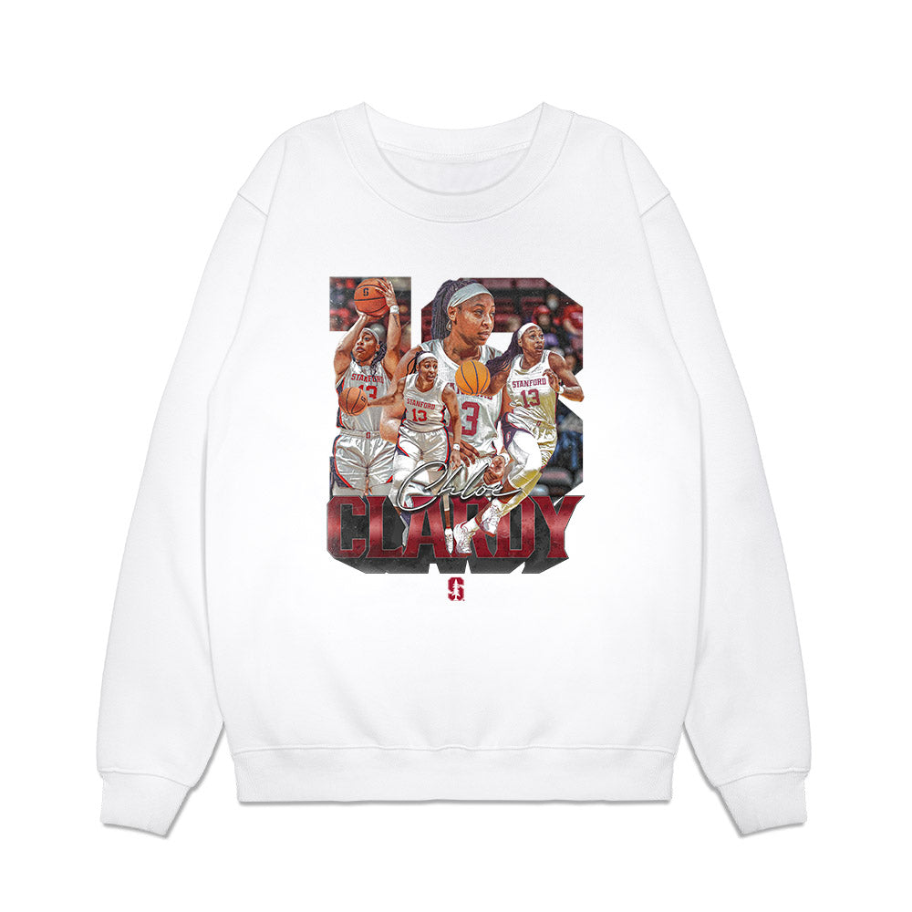 Stanford - NCAA Women's Basketball : Chloe Clardy - Premium Crewneck Sweatshirt-0