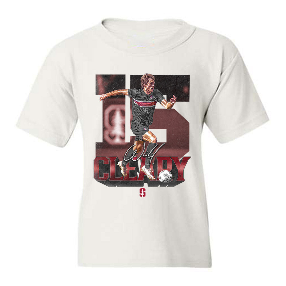 Stanford - NCAA Men's Soccer : Will Cleary - Youth T-Shirt-0