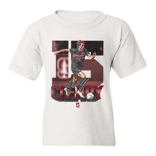Stanford - NCAA Men's Soccer : Will Cleary - Youth T-Shirt-0