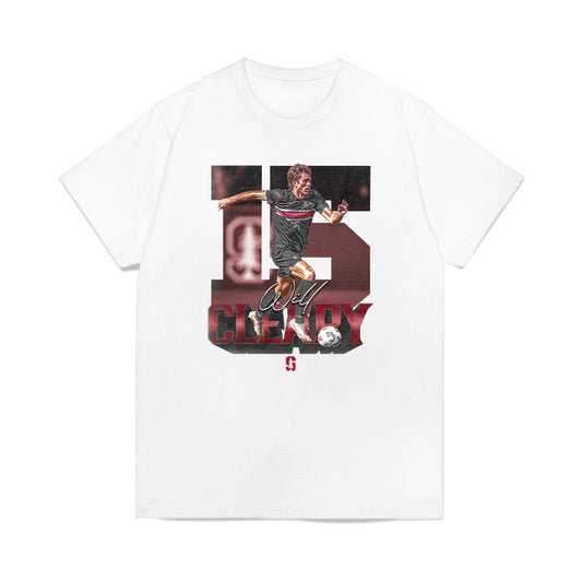 Stanford - NCAA Men's Soccer : Will Cleary - Premium T-Shirt-0