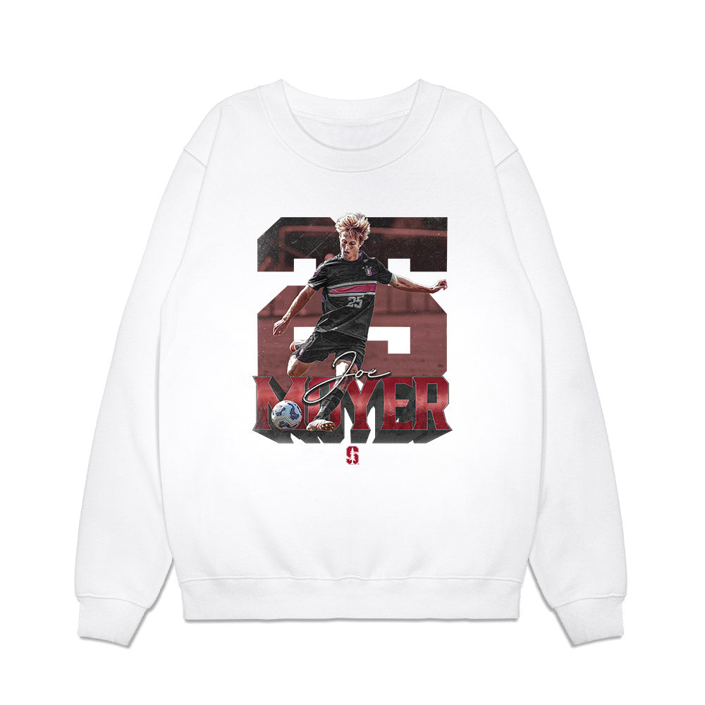 Stanford - NCAA Men's Soccer : Joe Moyer - Collage Premium Crewneck Sweatshirt-0