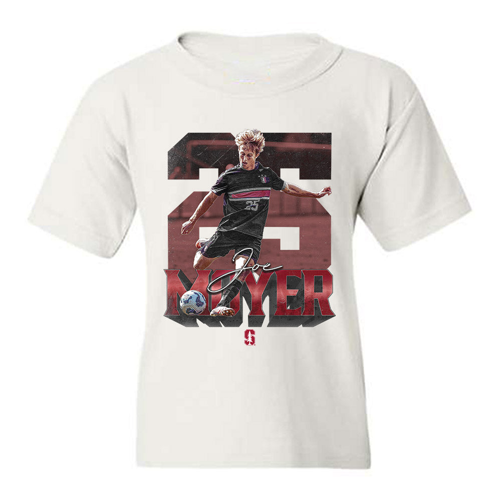 Stanford - NCAA Men's Soccer : Joe Moyer - Collage Youth T-Shirt-0