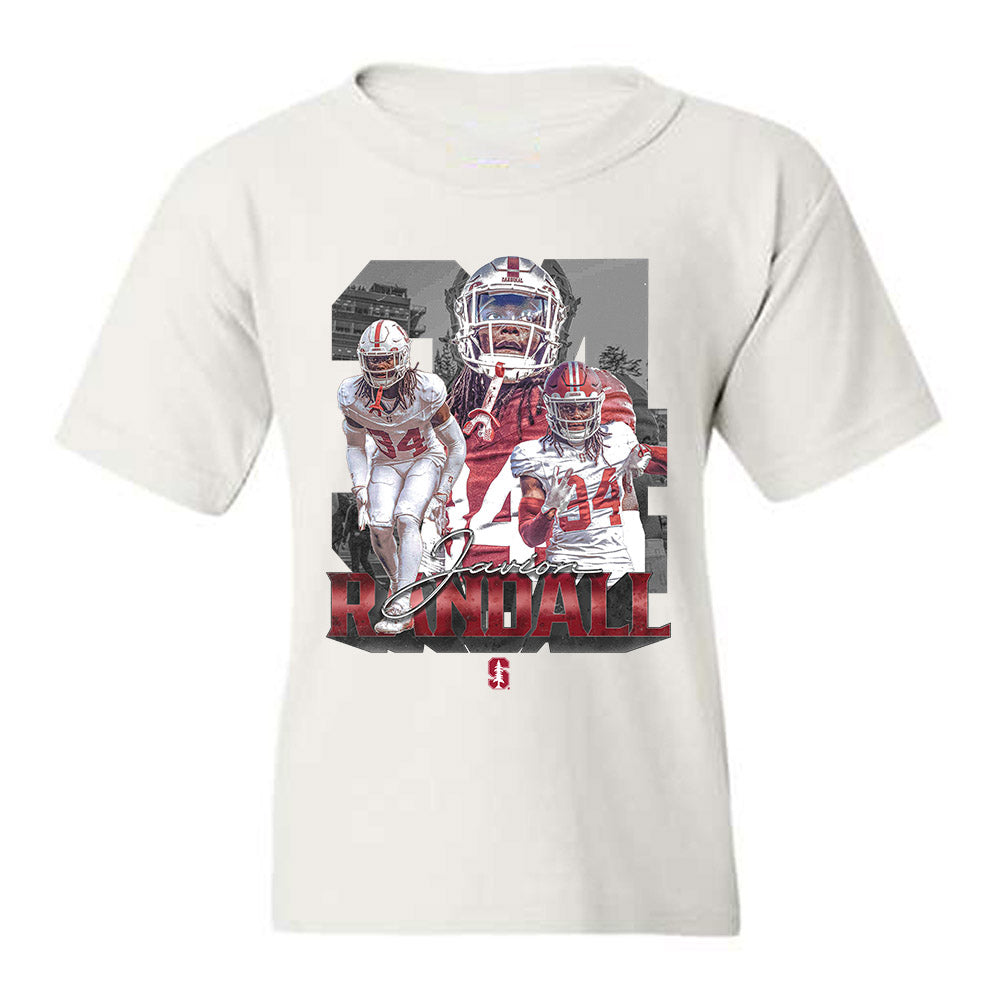 Stanford - NCAA Football : Javion Randall - Collage Youth T-Shirt-0