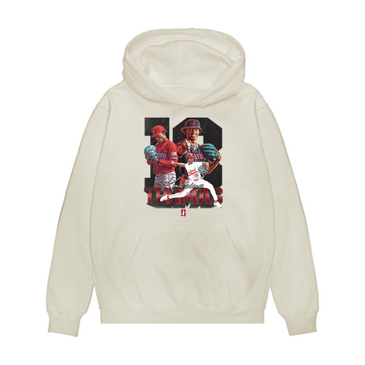 Stanford - NCAA Baseball : Kassius Thomas - Premium Hooded Sweatshirt-0