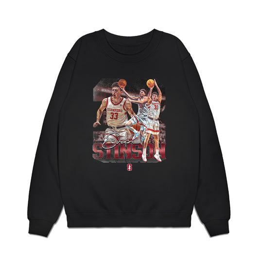 Stanford - NCAA Men's Basketball : Evan Stinson - Collage Premium Crewneck Sweatshirt-0