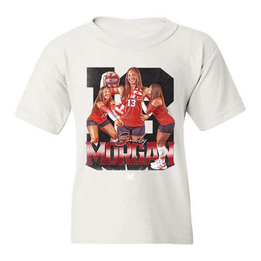 Miami of Ohio - NCAA Women's Volleyball : Emily Morgan - Youth T-Shirt-0