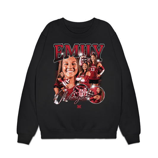 Miami of Ohio - NCAA Women's Volleyball : Emily Morgan - Collage Premium Crewneck Sweatshirt-0