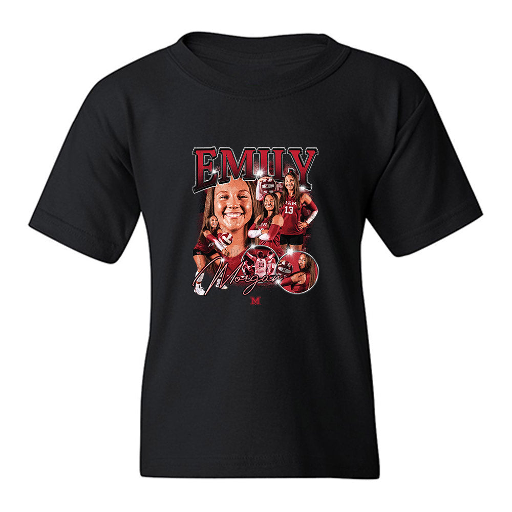 Miami of Ohio - NCAA Women's Volleyball : Emily Morgan - Collage Youth T-Shirt-0