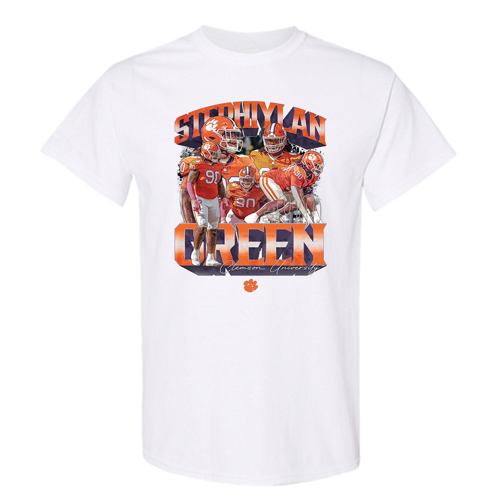 Clemson - NCAA Football : Stephiylan Green - Player Collage T-Shirt-0