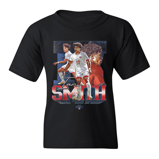 SMC - NCAA Men's Soccer : Ian Smith - Player Collage Youth T-Shirt-0
