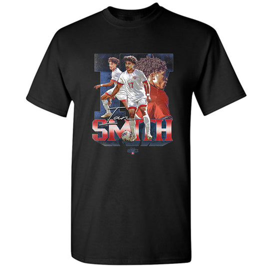 SMC - NCAA Men's Soccer : Ian Smith - Player Collage T-Shirt-0