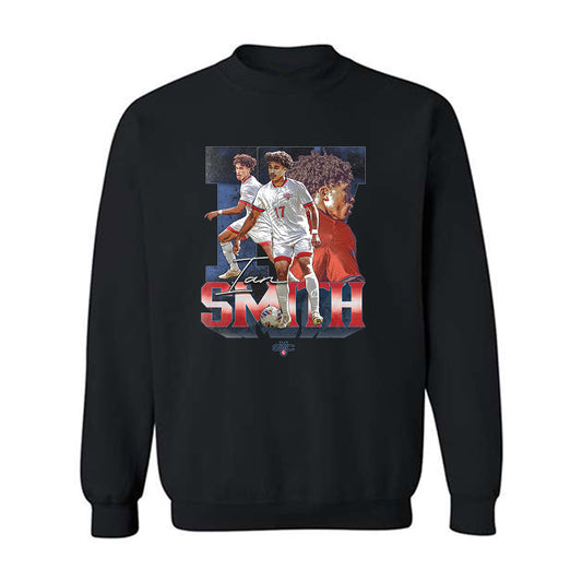 SMC - NCAA Men's Soccer : Ian Smith - Player Collage Crewneck Sweatshirt-0