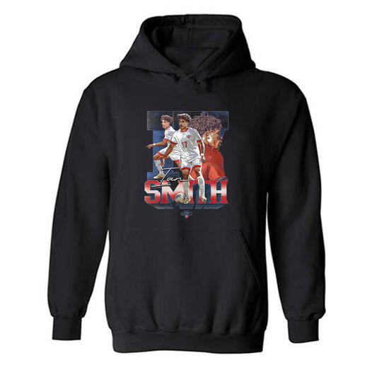 SMC - NCAA Men's Soccer : Ian Smith - Player Collage Hooded Sweatshirt-0