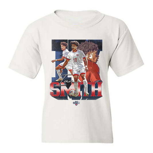 SMC - NCAA Men's Soccer : Ian Smith - Player Collage Youth T-Shirt-0