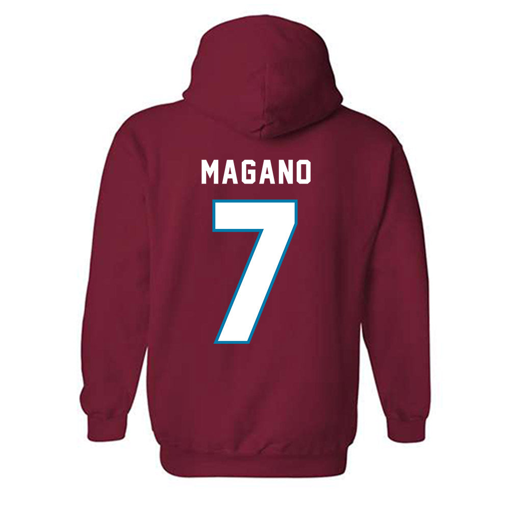 LMU - NCAA Women's Water Polo : Carolina Magano - Classic Shersey Hooded Sweatshirt-1