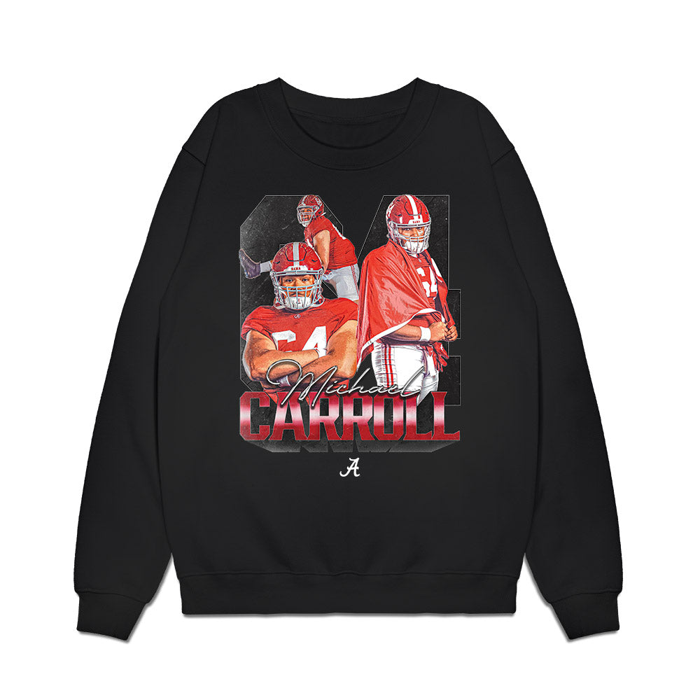 Alabama - NCAA Football : Michael Carroll - Collage Premium Crewneck Sweatshirt-0