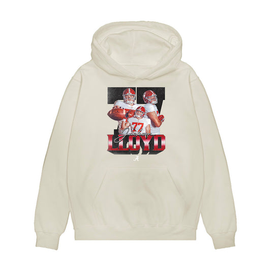 Alabama - NCAA Football : Jackson Lloyd - Collage Premium Hooded Sweatshirt-0