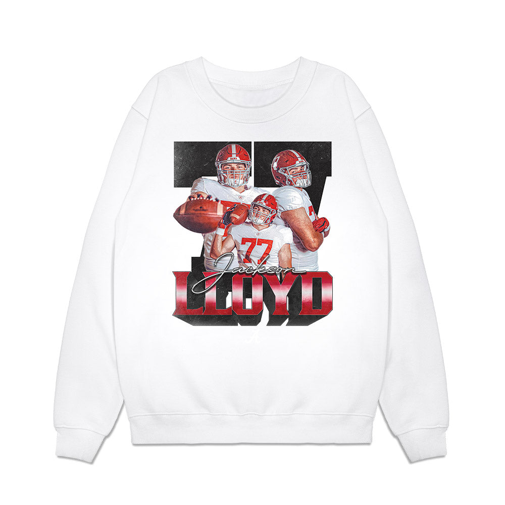 Alabama - NCAA Football : Jackson Lloyd - Collage Premium Crewneck Sweatshirt-0