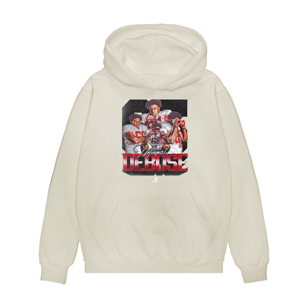 Alabama - NCAA Football : Micah DeBose - Premium Hooded Sweatshirt-0