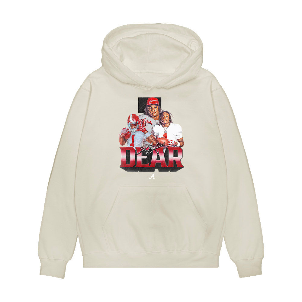 Alabama - NCAA Football : AK Dear - Collage Premium Hooded Sweatshirt-0