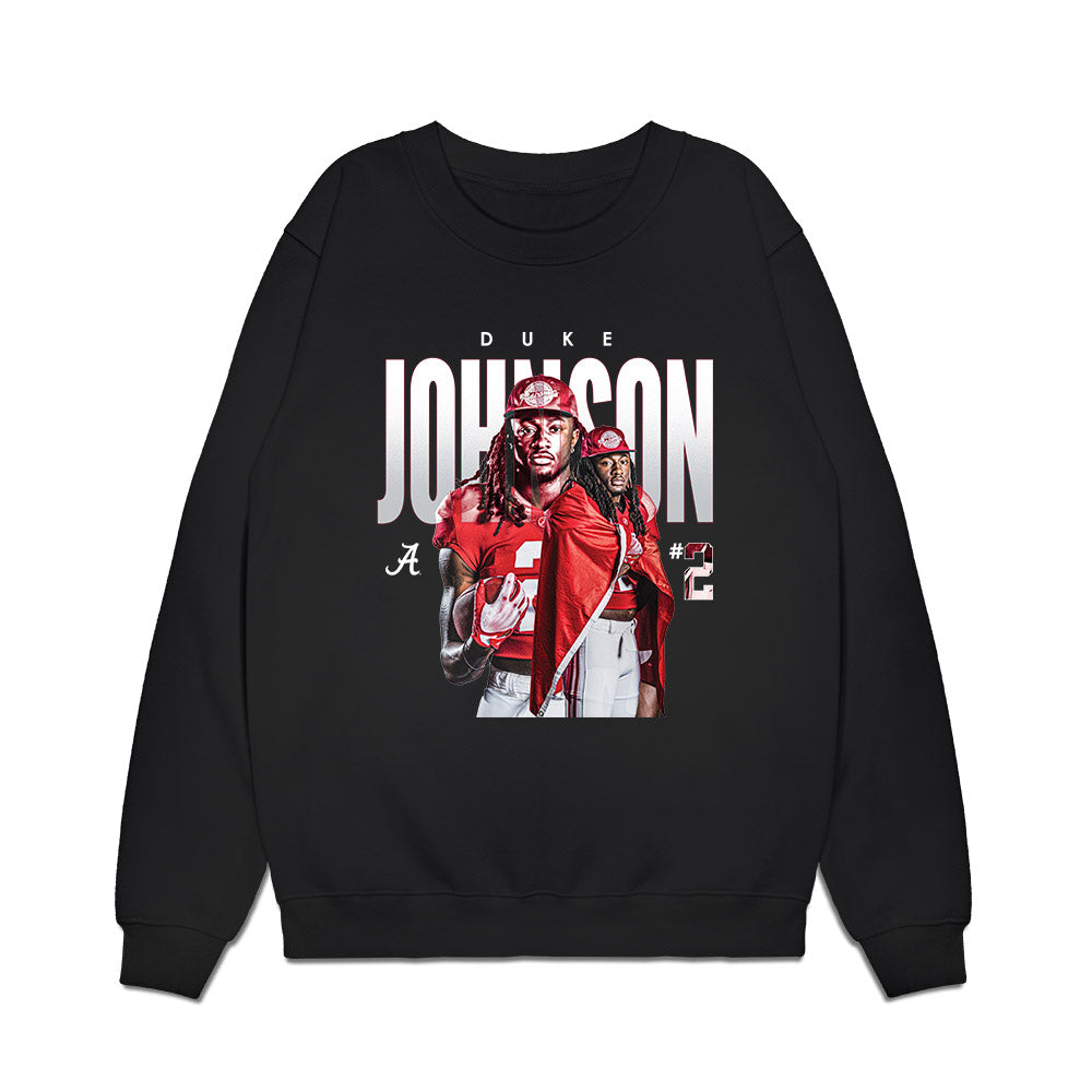 Alabama - NCAA Football : Duke Johnson - Premium Crewneck Sweatshirt-0
