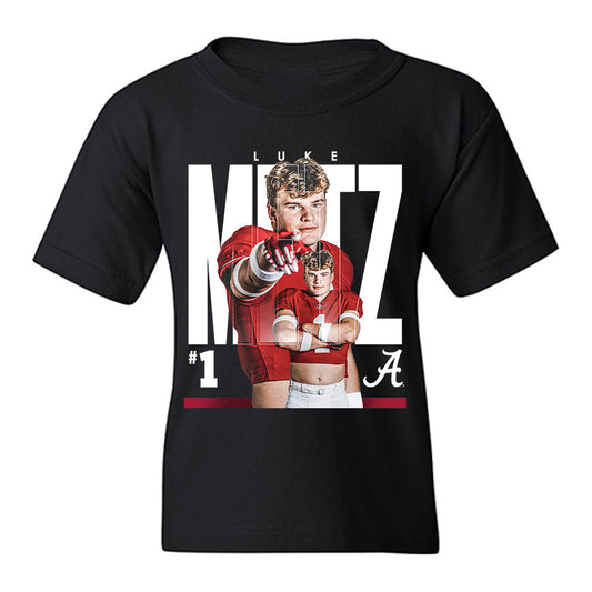 Alabama - NCAA Football : Luke Metz - Youth T-Shirt-0