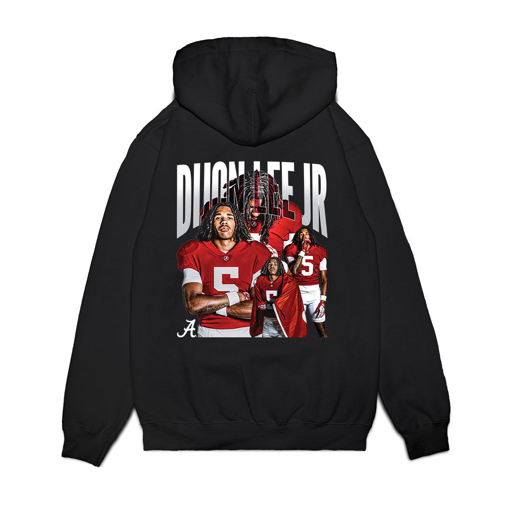 Alabama - NCAA Football : Dijon Lee Jr. - Collage Premium Hooded Sweatshirt-1