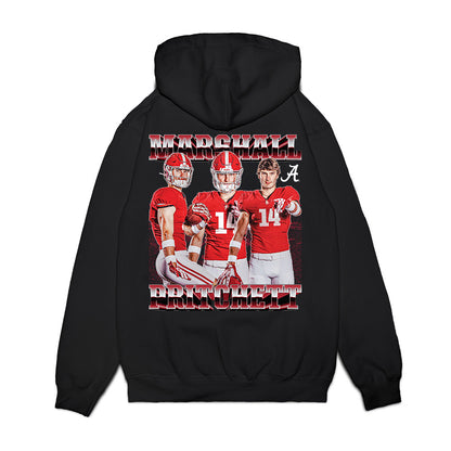 Alabama - NCAA Football : Marshall Pritchett - Collage Premium Hooded Sweatshirt-1