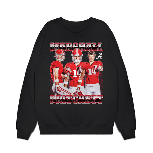 Alabama - NCAA Football : Marshall Pritchett - Collage Premium Crewneck Sweatshirt-0