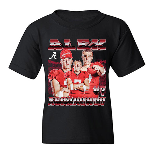 Alabama - NCAA Football : Alex Asparuhov - Youth T-Shirt-0