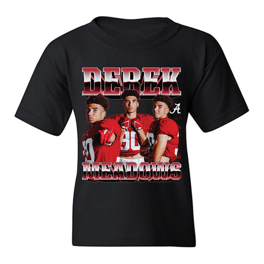 Alabama - NCAA Football : Derek Meadows - Youth T-Shirt-0