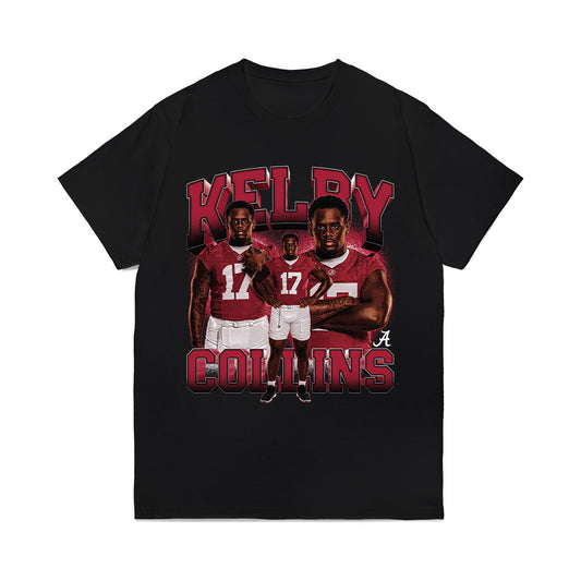Alabama - NCAA Football : Kelby Collins - Collage Comfort Colors T-Shirt-0