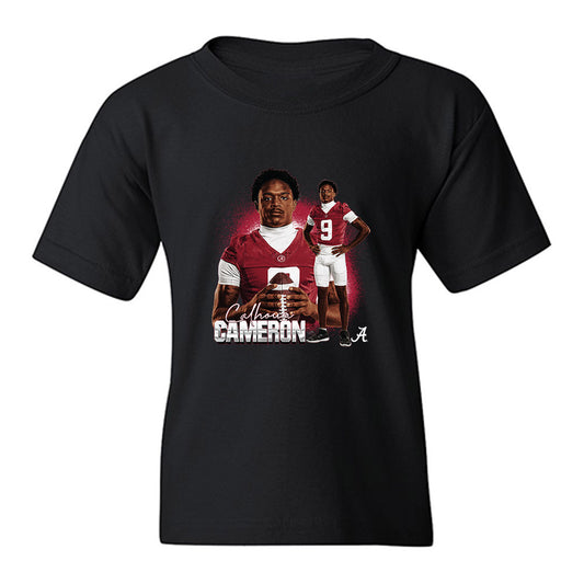 Alabama - NCAA Football : Cameron Calhoun - Collage Youth T-Shirt-0
