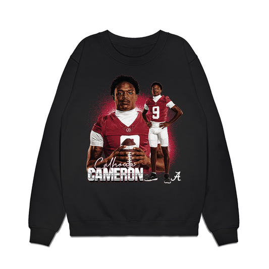 Alabama - NCAA Football : Cameron Calhoun - Collage Premium Crewneck Sweatshirt-0