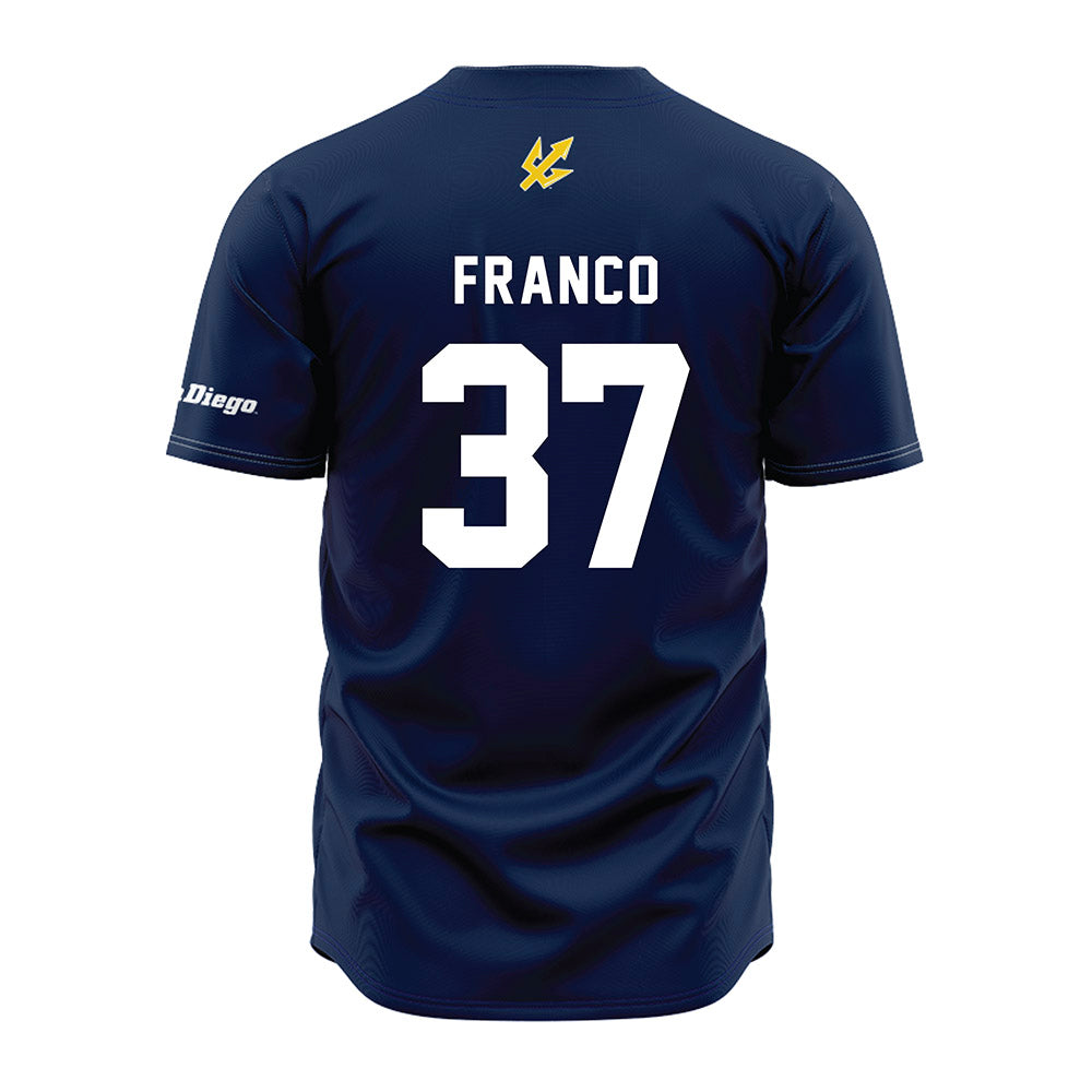 UCSD - NCAA Baseball : Xavier Franco - Jersey-1