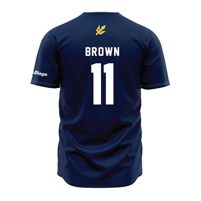 UCSD - NCAA Baseball : Quincey Brown - Jersey-1