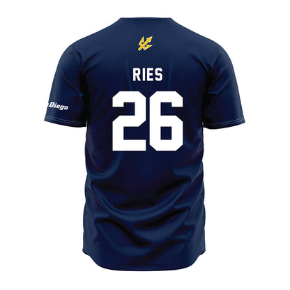 UCSD - NCAA Baseball : Nathan Ries - Jersey-1