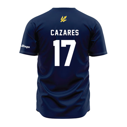 UCSD - NCAA Baseball : Julian Cazares - Jersey-1