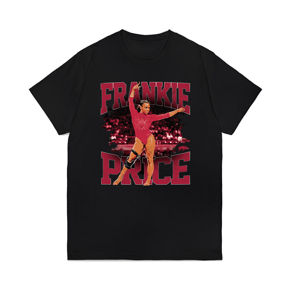 Arkansas - NCAA Women's Gymnastics : Frankie Price - Premium T-Shirt-0